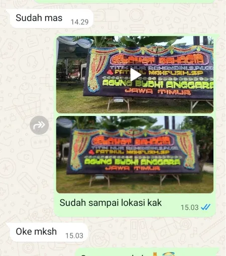 Pengiriman Papan Bunga Balearjosari Blimbing